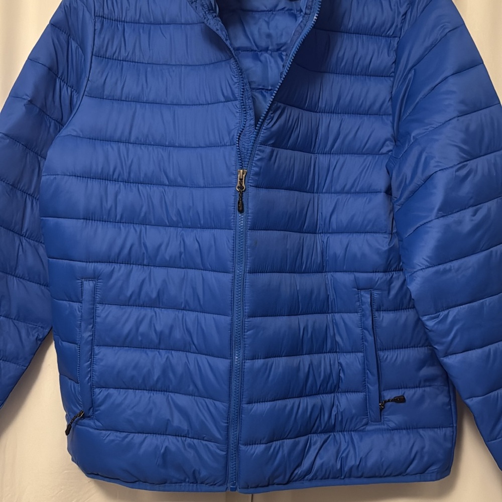 Swiss Tech Blue Puffer Jacket
